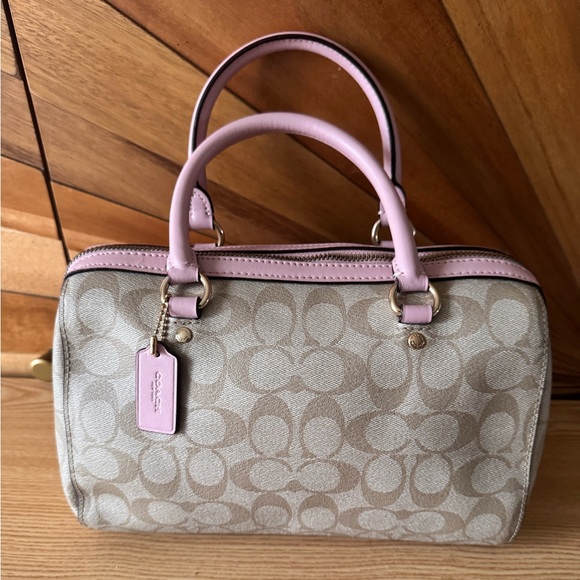 Coach Rowan Satchel in bubblegum Bag crossbody - Picture 2 of 10
